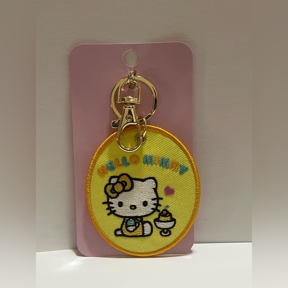 Sanrio Accessories - Hello Mimmy  (Hello Kitty's Sister) Embroidered Keychain